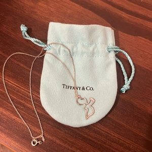 NWOT Tiffany & Co Silver Paloma Picasso Dove Necklace